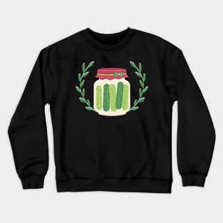 Premium Pickle In Jar Crewneck Sweatshirt